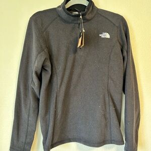 The North Face Black Fleece Pullover with White Logo